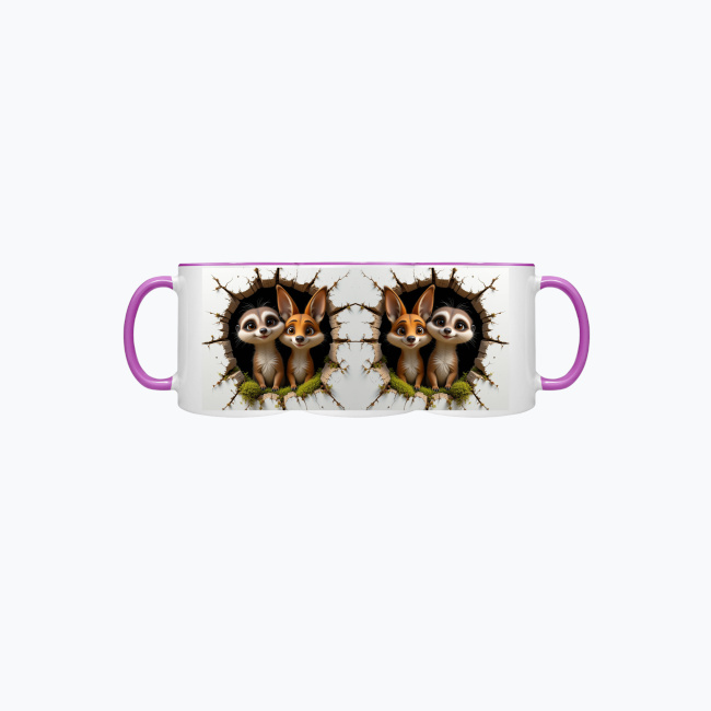 Farbiger Becher Animals 12 - Bild 3